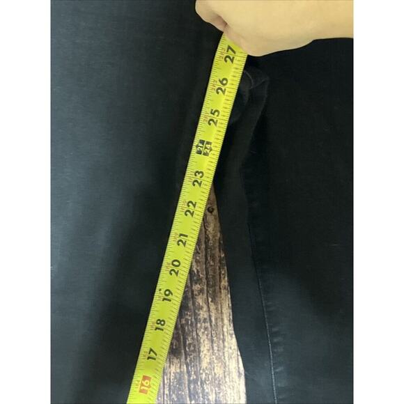 J Crew Jeans Sz 29 High Ride Skinny Black Women Stretchy Denim Preppy - Picture 6 of 8